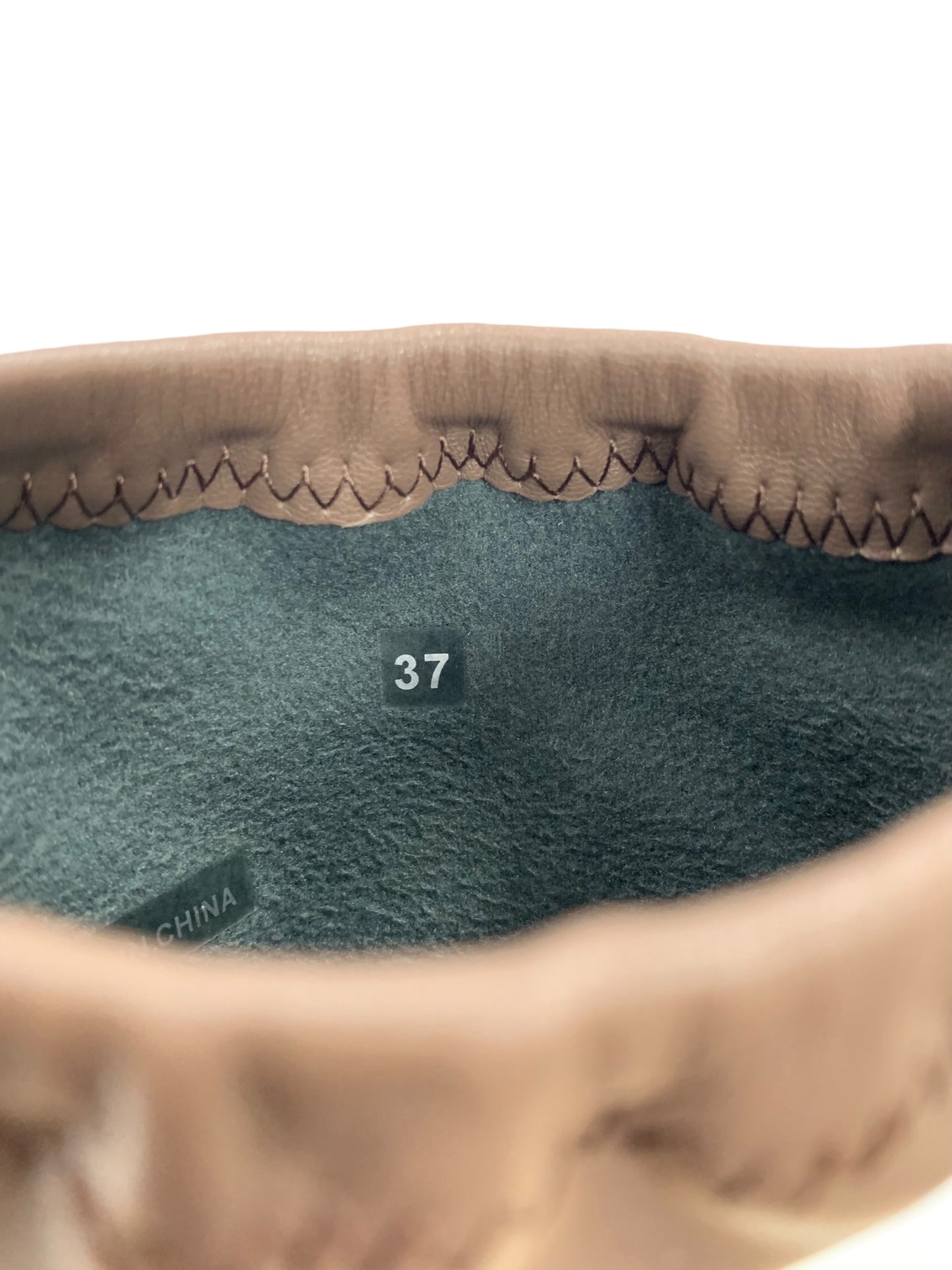 イッセイミヤケ ブーツ 37 ブラウン スクエアトゥ ユナイテッドヌードコラボ ITDK6ZD95Q42 【SALE】