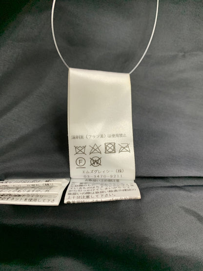 エムズグレイシー 上ベロアコンビワンピース 411512 40 ブラック 蝶 IT663ZIGEEHB