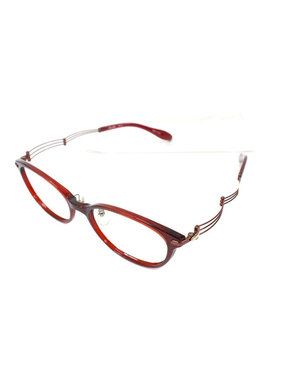 ラインアートシャルマン XL1472 メガネ レッド トリオ コンビフレーム オーバル ITZ1RA0ZAQDC