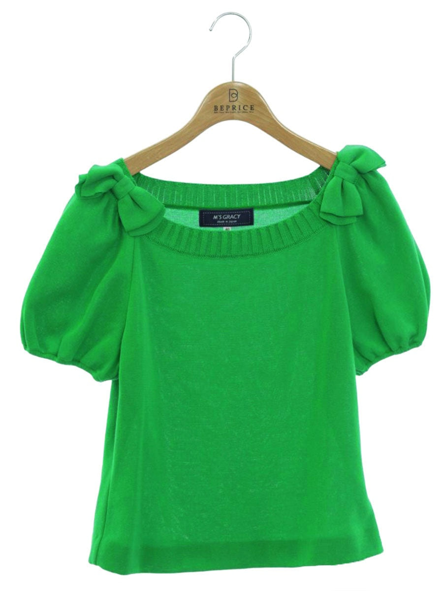 美品 M’S GRACY リボンジップ パーカー ワンピース 40 ネイビー エムズグレイシー通販 | 中古ブランド品・古着洋服 | ビープライス