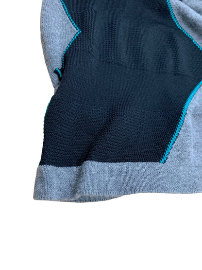 イッセイミヤケメン ME61KN078 Vネックニット 1 グレー コットン ITKK4X71JHWC