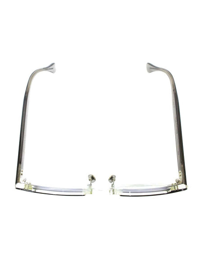 ジュリアスタートオプティカル AR PL-001T メガネ グレー/クリア ウェリントン ブロウ ITB29VTTA4LZ