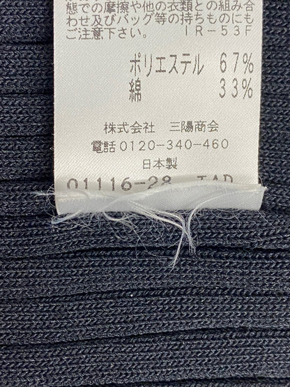 トゥービーシック W5N10-340-29 ニット 40 ネイビー ベルスリーブ ITI8G1KTZBRC