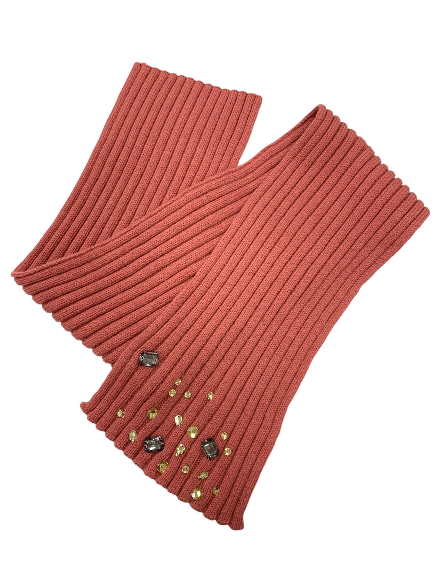 エムズグレイシー 428574 カーディガン ピンク ナイロン 切替 ニット ストール付き IT3S5WR1OC0C