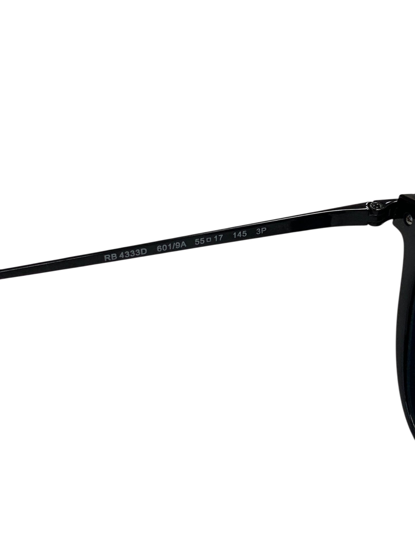 レイバン RB4333D サングラス ブラック コンビフレーム フルリム ウェリントン ITELVR611146