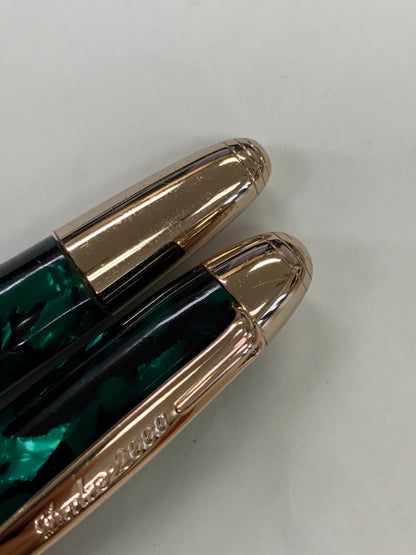 デューク 万年筆 2000 グリーンマーブル グリーン 14K ITBVC4IQNFRM