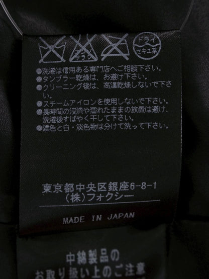 フォクシーニューヨーク ジャケット タキシードクッション エブリデイ 33712 40 ブラック ITT8JOH030E5