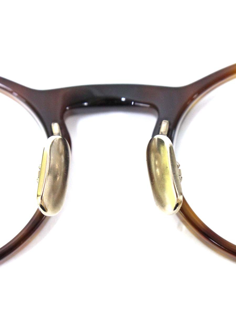 オージーバイオリバーゴールドスミス PRO メガネ ブラウン ウェリントン べっ甲柄 IT377TO5S5AP