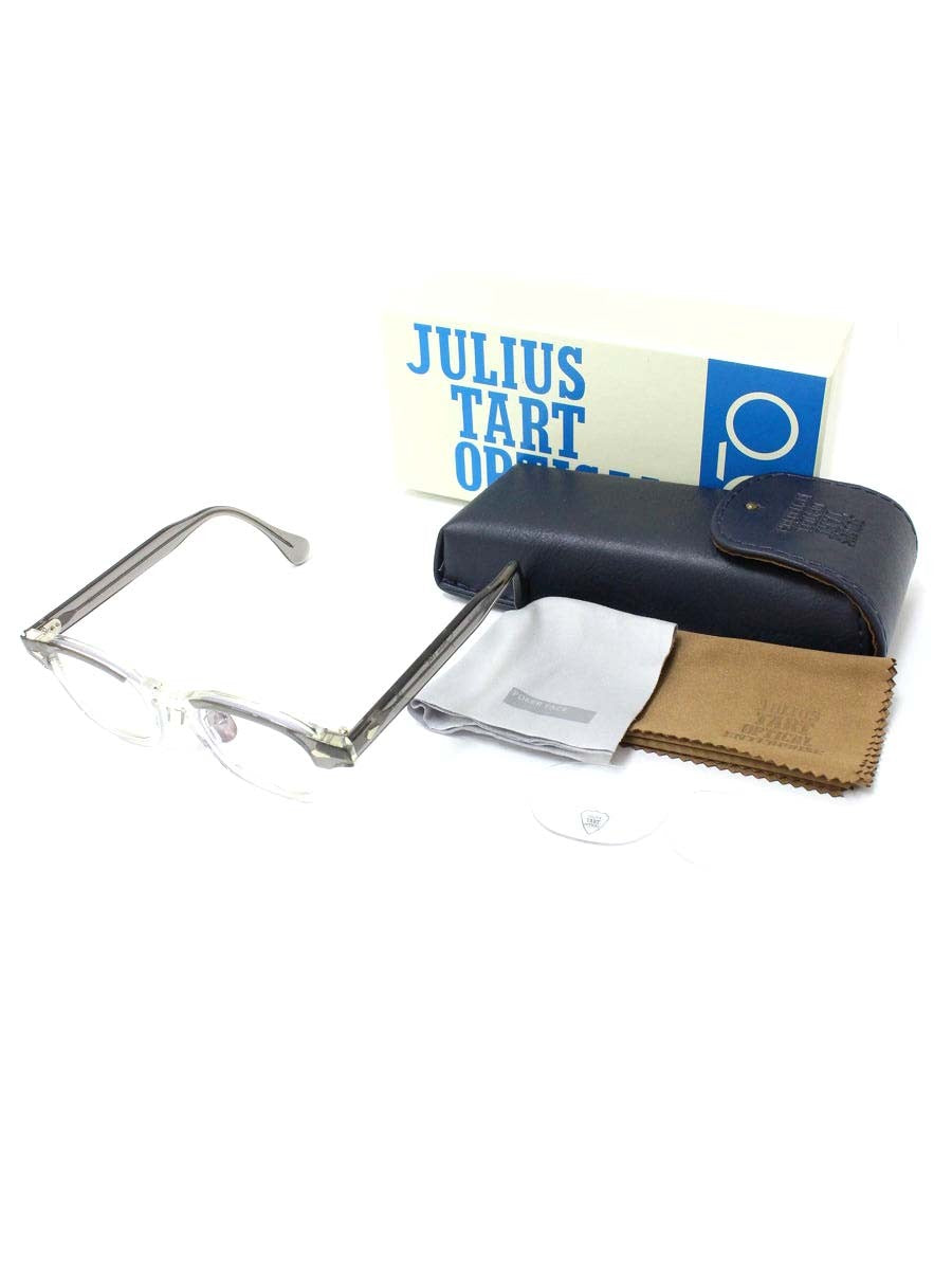 ジュリアスタートオプティカル AR PL-001T メガネ グレー/クリア ウェリントン ブロウ ITB29VTTA4LZ