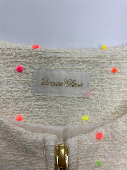 グレースクラス ネオンドットジャガードワンピース 02242 31009-00 36 アイボリー デュテル社 ITMBSEZ7BMQG