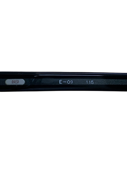 フォーナインズ E-09 メガネ ブラック セルフレーム フルリム オーバル（楕円） ITG71I3BYHUS