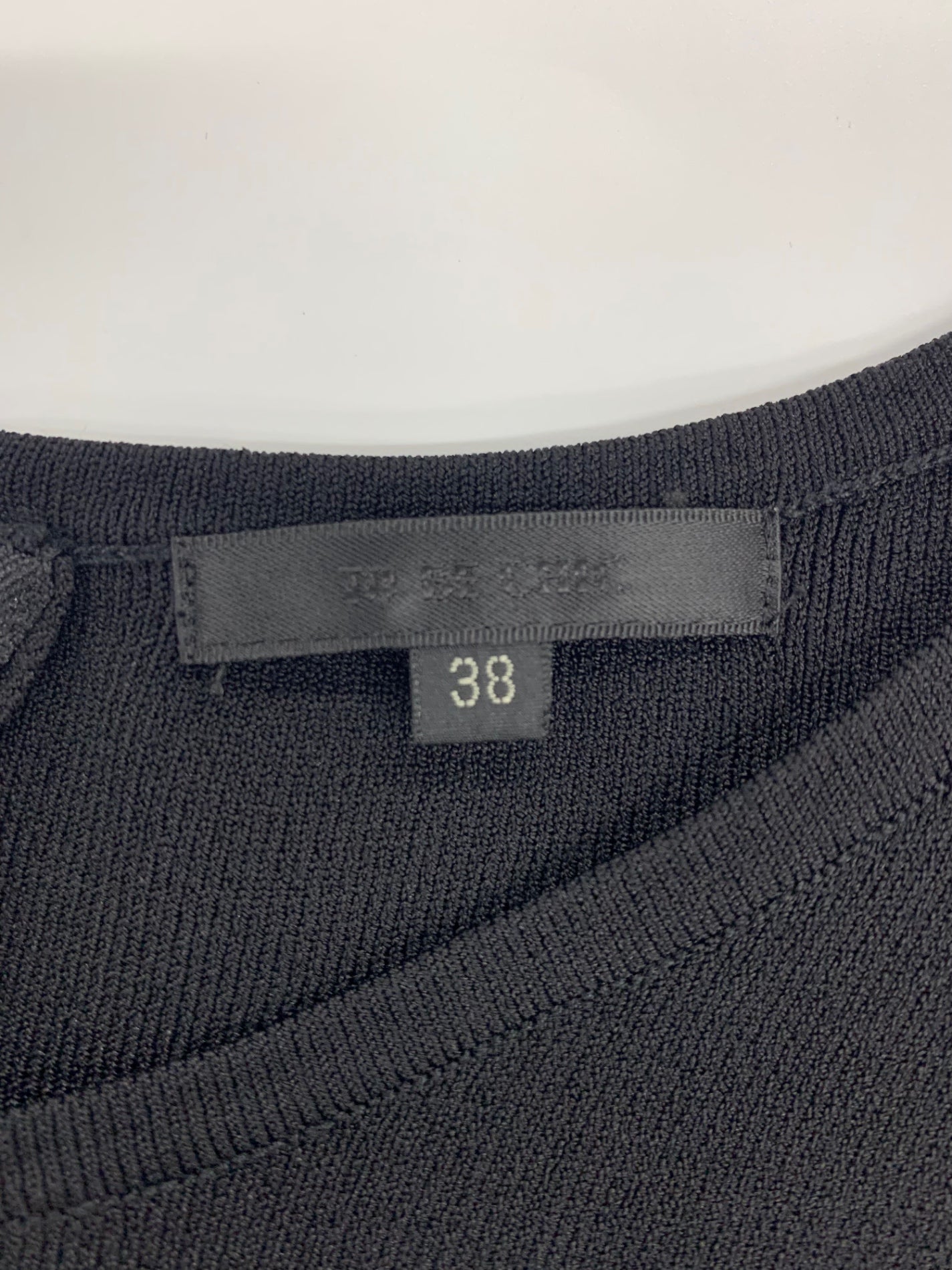 トゥービーシック W5J03-514-12 ワンピース 38 ブラック ニット 切替 ITRLGS63MMAO