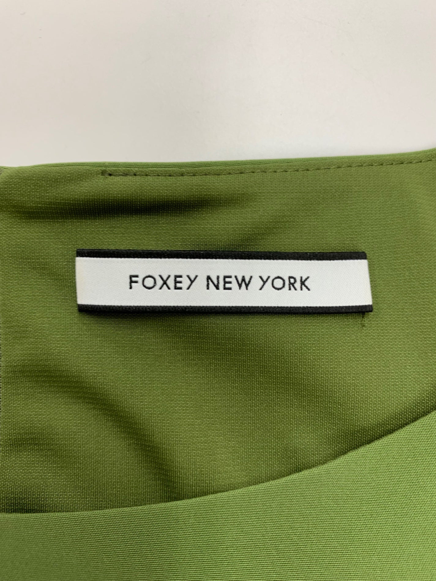 フォクシーニューヨーク スリムタックドレス 38327 ワンピース 40 グリーン ITL7A2OI2ONW