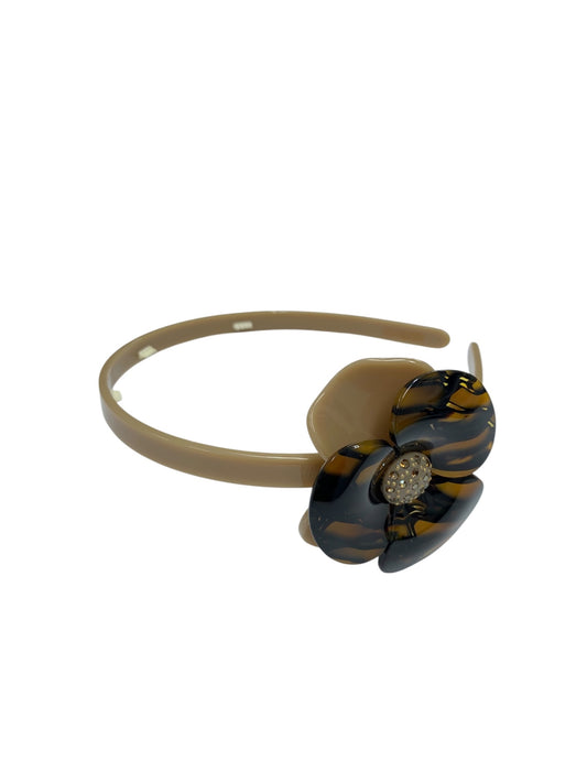 アレクサンドルドゥパリ カチューシャ ブラウン フラワー ラインストーン IT178HKWI4BQ