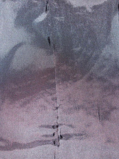 エムズグレイシー 911709 ワンピース 40 ネイビー フロントジップ リボン ITKPCY199AQG