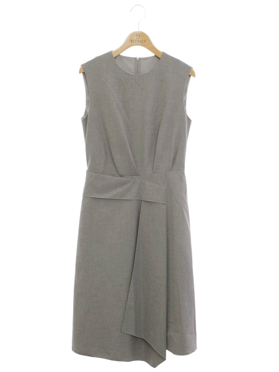 フォクシーニューヨーク ワンピース タキシードラップ 32867 ワンピース 38 グレー ITYMRBBHRR4S
