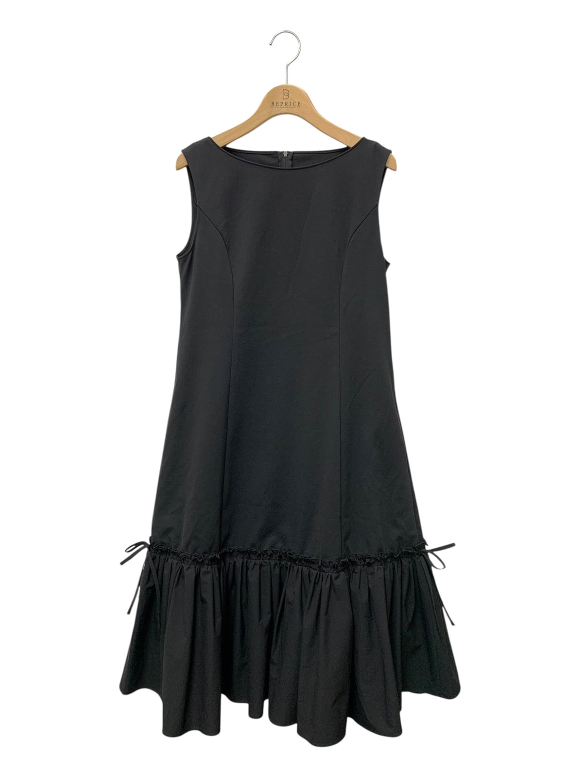 フォクシーニューヨーク Dress Astor 45779 ワンピース 38 ブラック タフタ素材 リボンディテール ITDF84ASMNVK