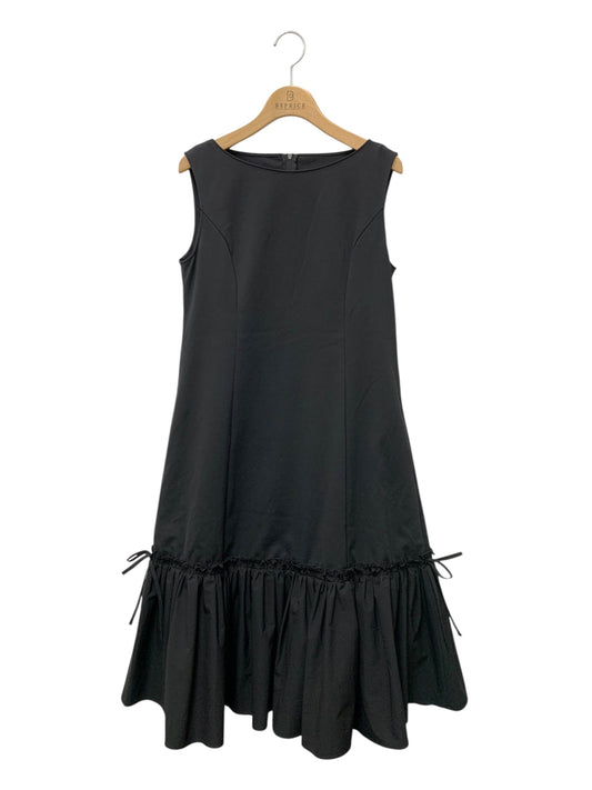 フォクシーニューヨーク Dress Astor 45779 ワンピース 38 ブラック タフタ素材 リボンディテール ITDF84ASMNVK
