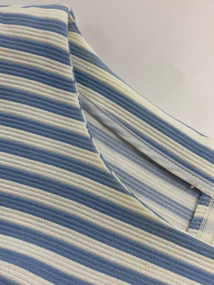 エムズグレイシー 521409 ワンピース 40 ネイビー 切替 デニム ITSKO29W1ZIU