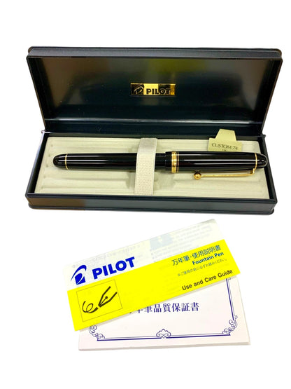 パイロット 万年筆 カスタム74 ブラック B 14K ITB540EZKGWO