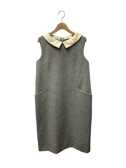 フォクシーブティック Dress Maison 45024 ワンピース 40 グレー カシミヤ混 キュプラ 2way ITM0633ZSEEC