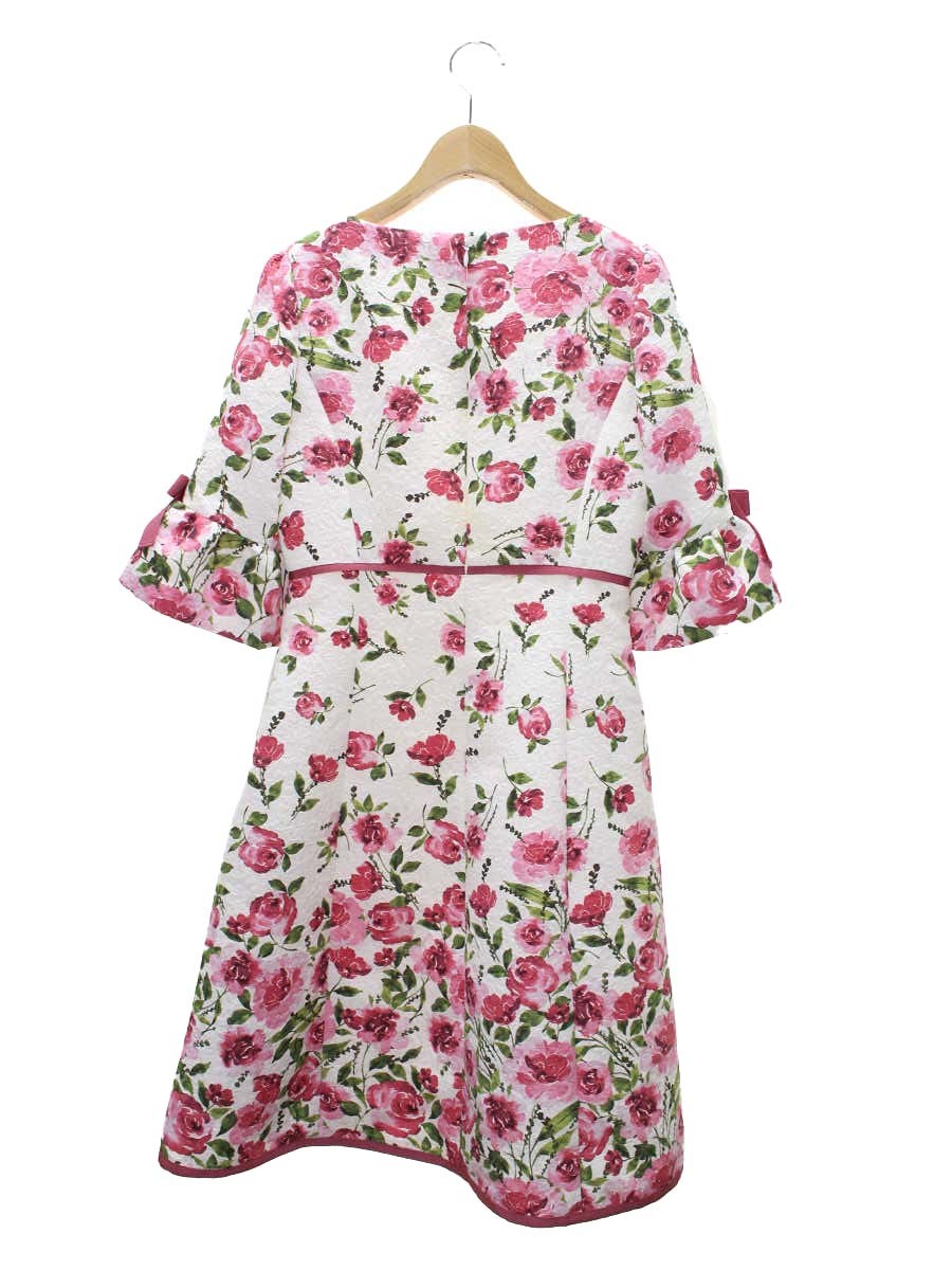 M'S GRACY エムズグレイシー ♥︎カタログ掲載の薔薇柄ワンピース 38