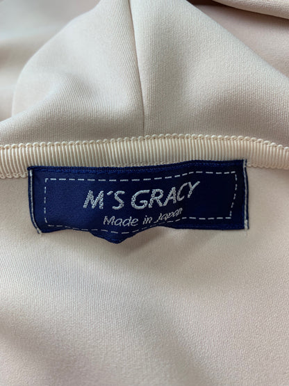 エムズグレイシー 315517 パーカー 40 ピンク フード 刺繍 ロゴ リボン ITO5GVTQEMLA