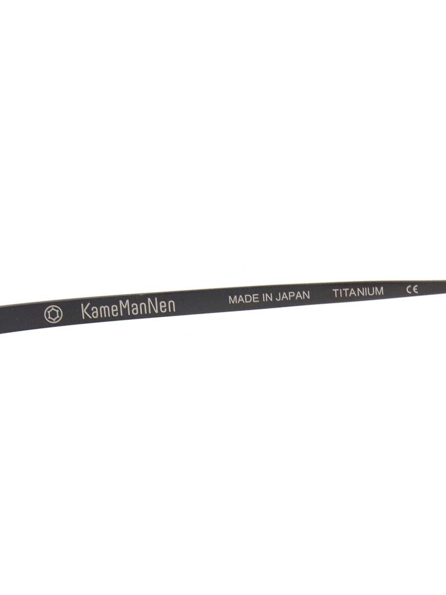 カメマンネン KMN99 メガネ マットブラック ラウンド IT3EZV539LD0