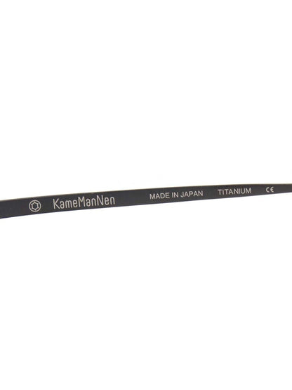 カメマンネン KMN99 メガネ マットブラック ラウンド IT3EZV539LD0