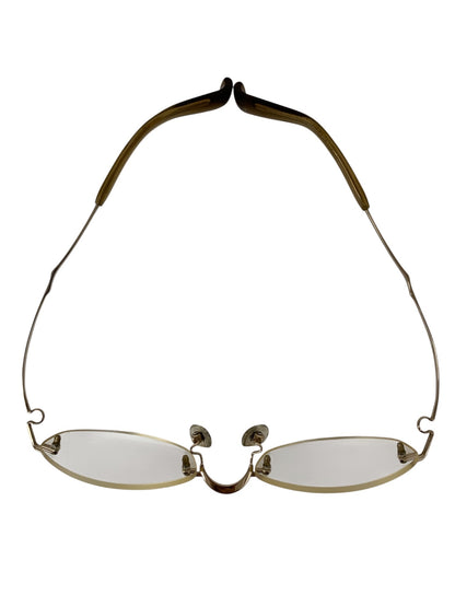 フォーナインズ TW-04D1 メガネ ゴールド リムレス IT0DPOY3UL3A