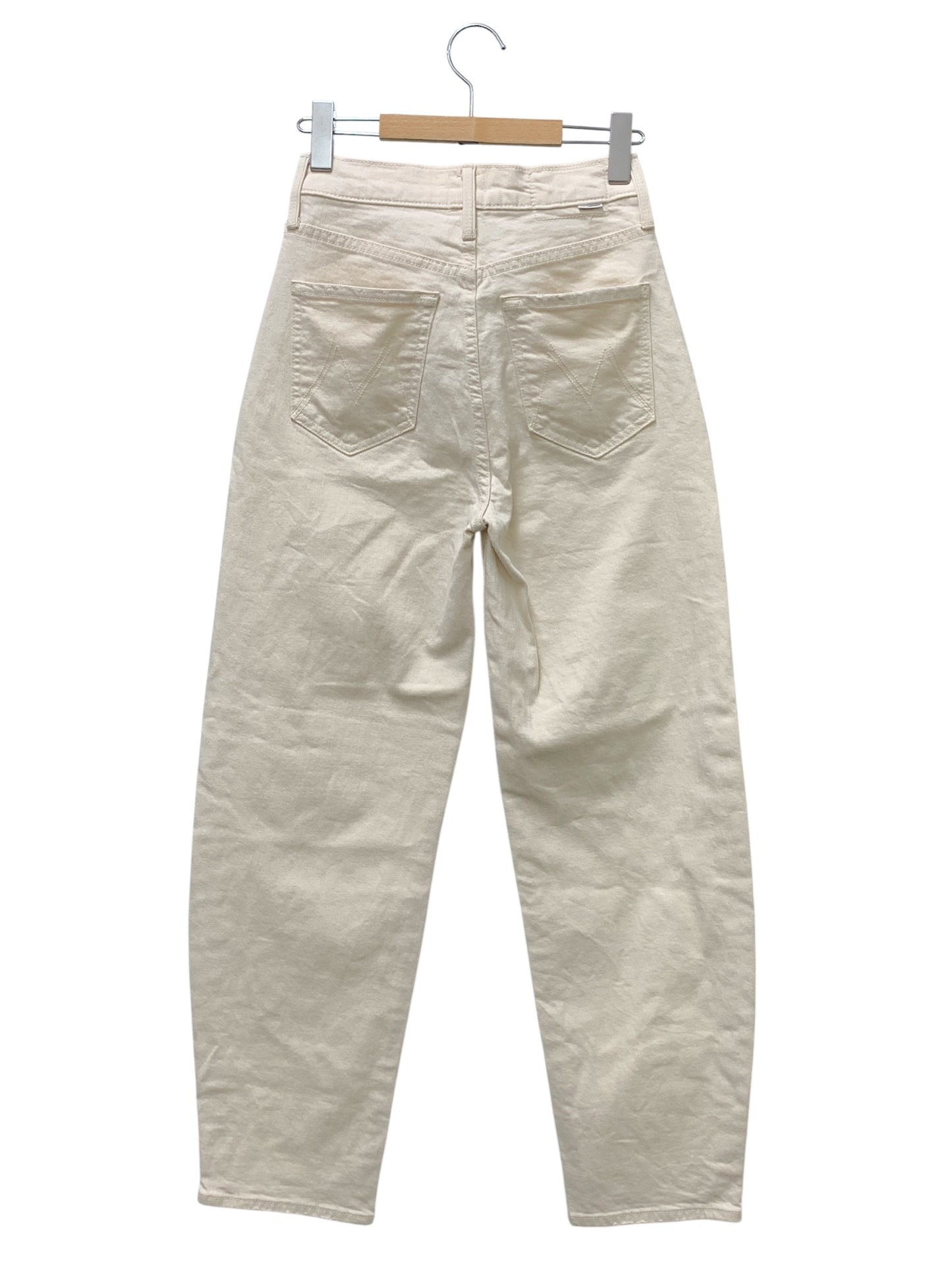 マザー RonHermanロンハーマン別注デニムパンツ The Curbside Ankle 4010600167 24 アイボリー 24FW IT10HHWBNAWW