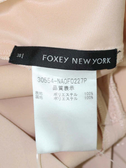 フォクシーニューヨーク 30554 ワンピース 38 ピンク 前ボタン ITJ56J4I3S50