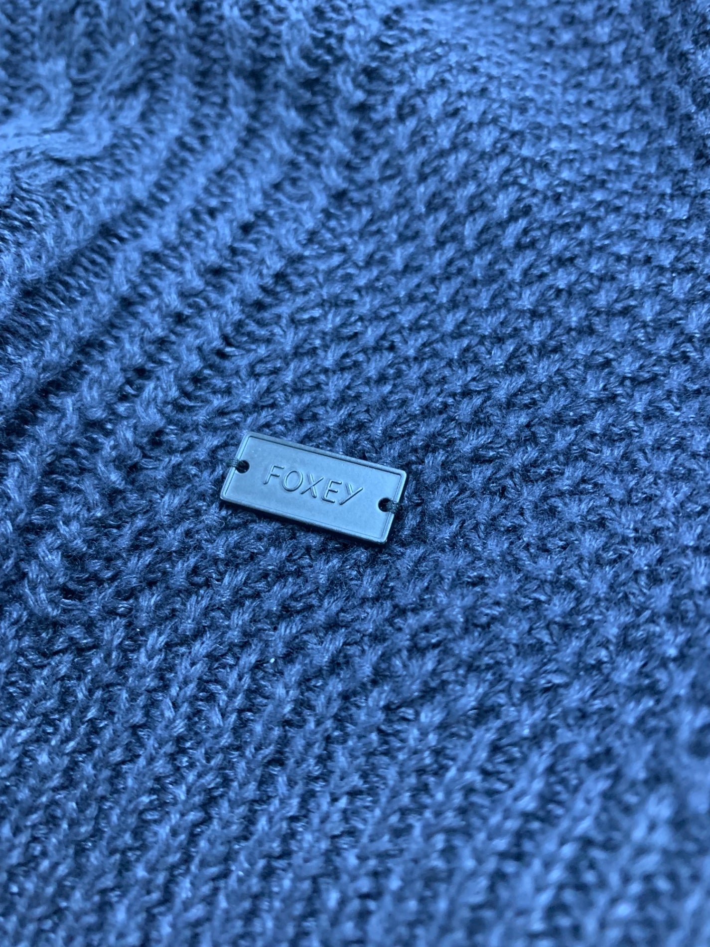 フォクシーブティック KNIT QUARTETT 41891 ニット セーター 42 ネイビー ITMOJ12SWLQ4 【SALE】
