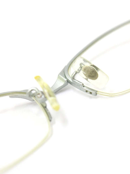 ザ291 R408-4 メガネ グレー/マルチカラー メタルフレーム ハーフリム スクエア ITWR39BM8SI8 【SALE】