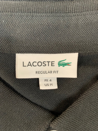 ラコステ レギュラーフィット ストレッチ パリポロシャツ (半袖) PH5522J 4-M ブラック IT7PH0JGWSMK