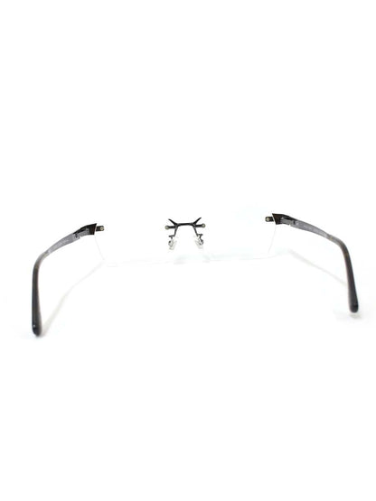 ポリス VPLF59J 眼鏡 メガネ ガンメタル メタルフレーム リムレス スクエア IT56P0KYABRK 【SALE】