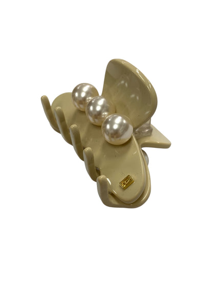 アレクサンドルドゥパリ OVERSIZE PINCE SMALL CLIP ACCS-17607-02 ミニクリップ ベージュ パール IT7K0O2PARS6