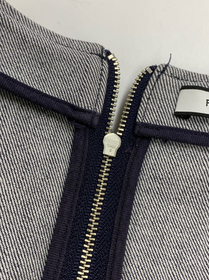 フォクシーニューヨーク 39368 ワンピース 38 ネイビー デニム フリル IT8N37Y6PRFO