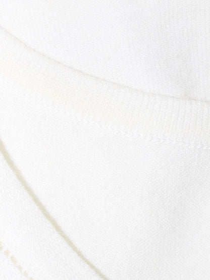 フォクシーブティック Knit Top Ruffle Trim Top 39902 ニット 38 ホワイト ITH7NB97VXVQ