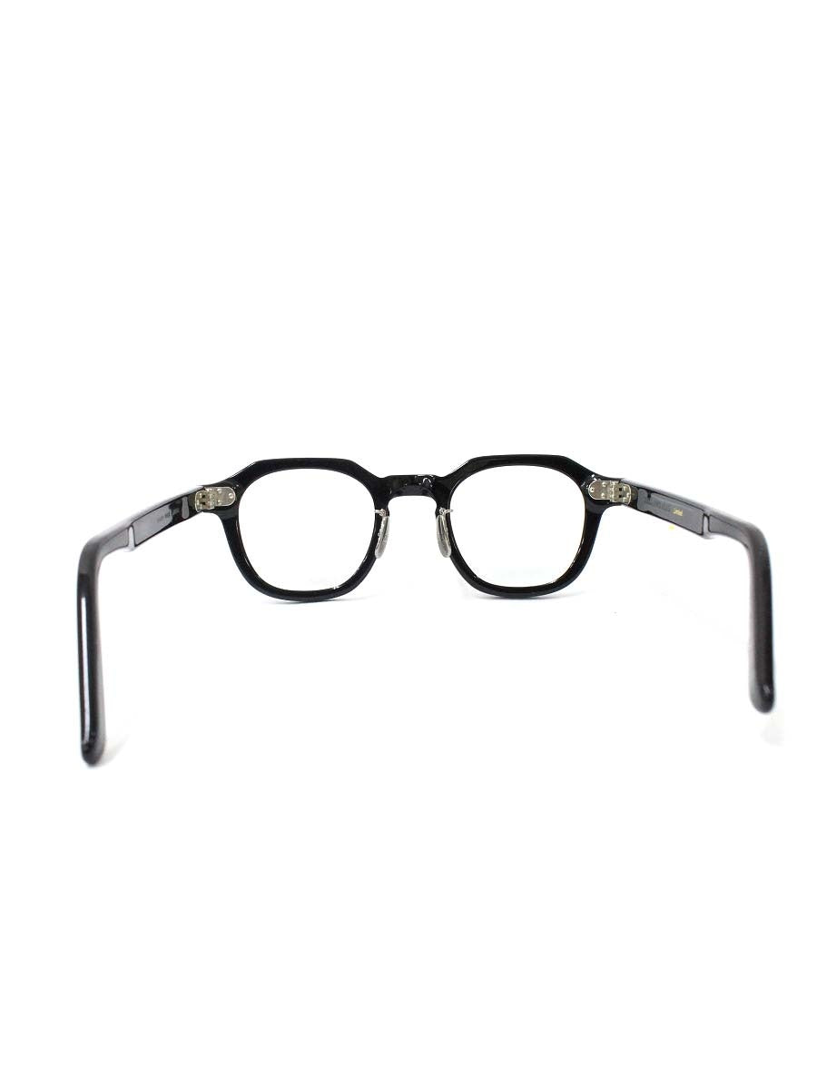 イエローズプラス GRANT-S メガネ ブラック CELLULOID LIMITED セルフレーム フルリム ウェリントン ITBJW5J24R0G