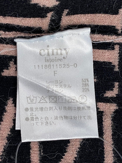 エイミーイストワール eimymonogram 1118611525-0 ニットプルオーバー F ピンク ロゴ IT6Y2LIODX5W 【SALE】