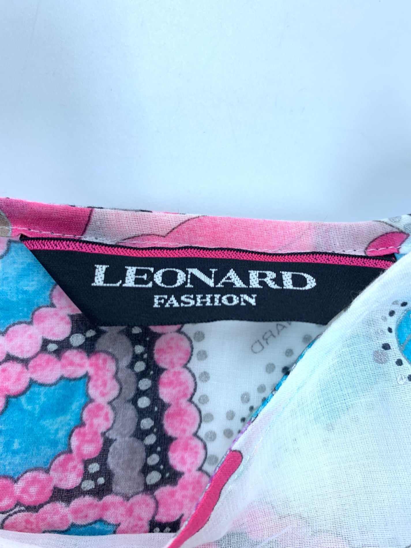 レオナール 0395821 ポンチョブラウス 38 ホワイト フラワープリント ITHB0KMYNQ8C