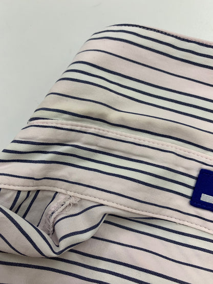 バーバリーブルーレーベル FE518-171-12 シャツ 36 ピンク ストライプ 2way リボン IT3S332PPD6W