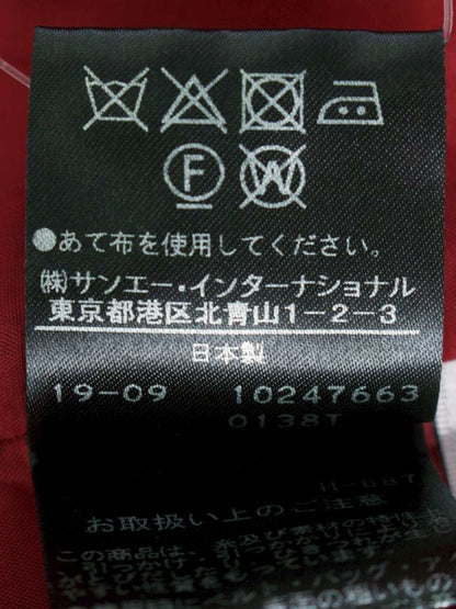 アドーア ミドルジョーゼットワイドパンツ 531-9230110 38 レッド IT54AYUO689K