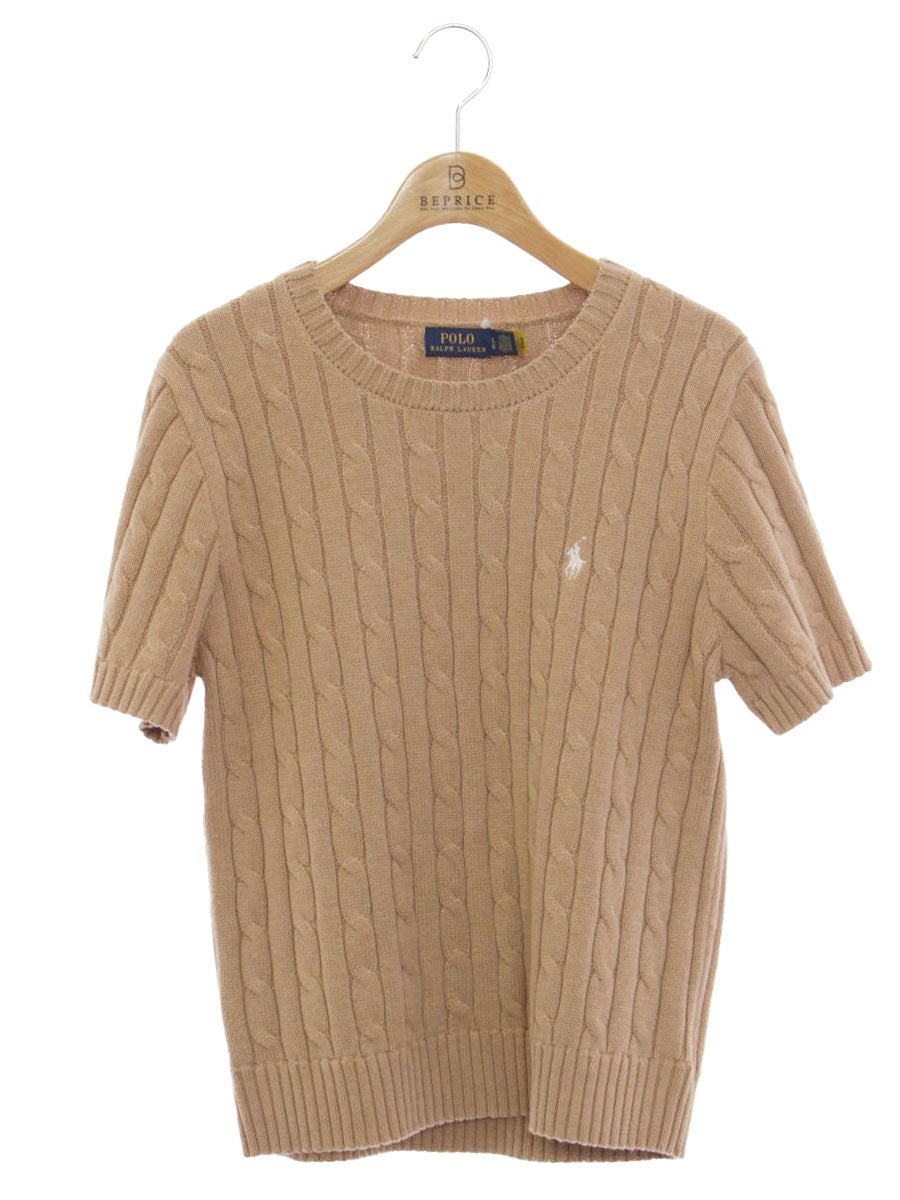 ポロラルフローレン ニット LG ブラウン ケーブル IT786EVLSV78