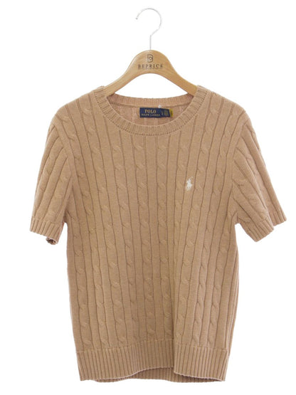 ポロラルフローレン ニット LG ブラウン ケーブル IT786EVLSV78