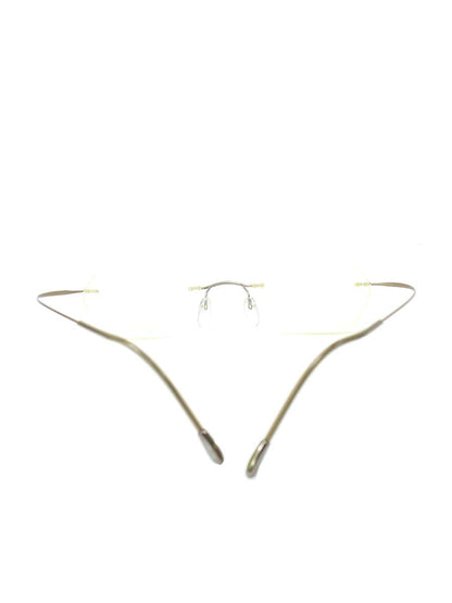 シルエット 6683 42 6073 7799 メガネ アンティークゴールド メタルフレーム リムレス ツーポイント ITMUAC380664