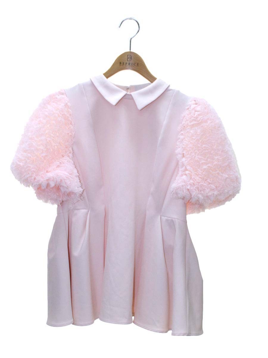 セルフォード 襟付きブラウス CWFB241068 38 ピンク フリル ITCIHJT1F9FC