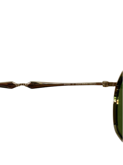 ミスターライト RYDER S ML4028 サングラス GREY GOLD メタル フルリム ジオメトリックシェイプ IT3JDKOAZUZ6