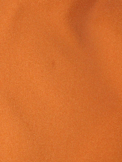 フォクシーニューヨーク ストレッチタフタ 24126 スカート 38 オレンジ IT0GNPT1CD0C